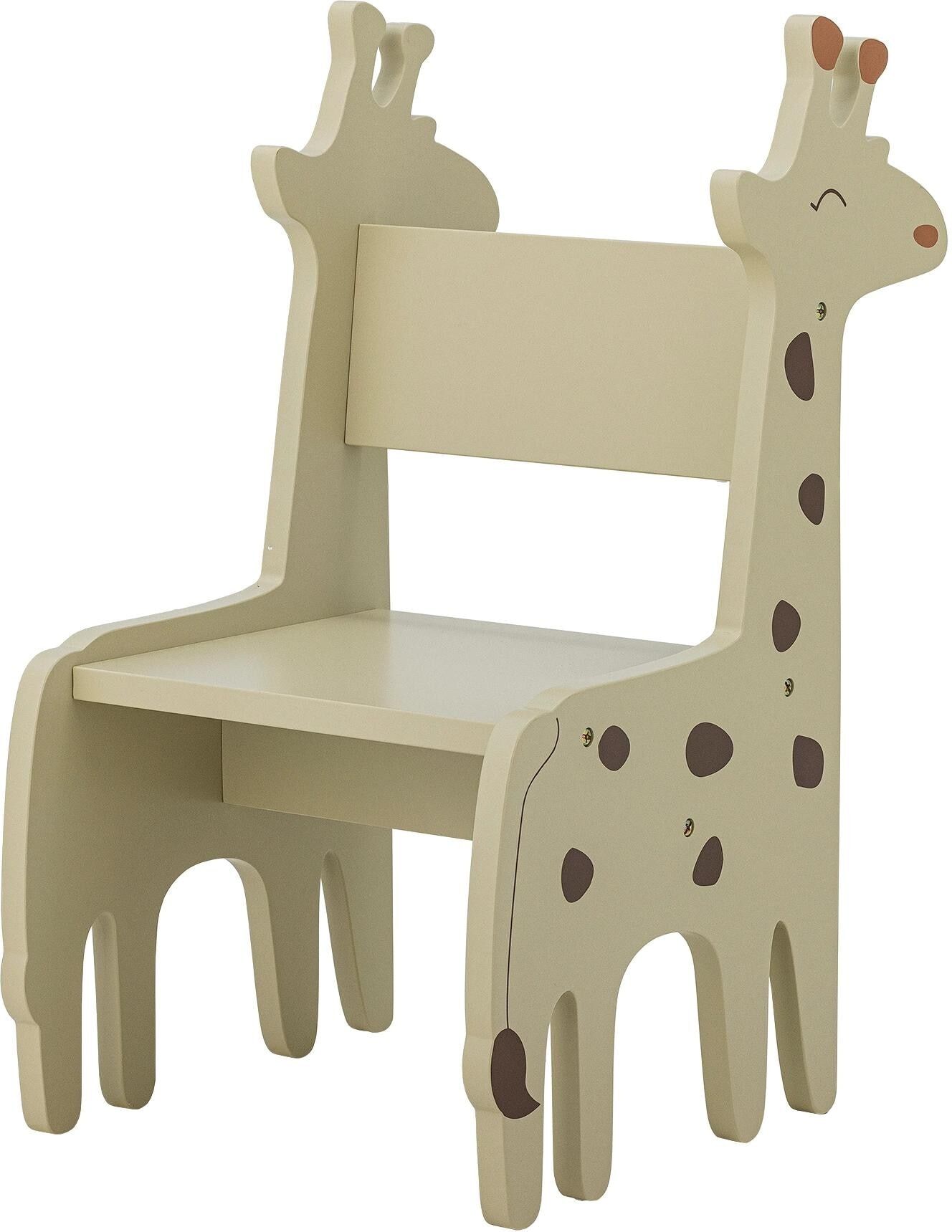 Kinderstuhl BLOOMINGVILLE "Ibber Giraffe", Baby, grau, MDF, Stühle Kinderstuhl grau Einheitsgröße