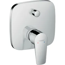 hansgrohe Talis E Einhebel-Wannenmischer Unterputz, Sicherungskombination, 71474000, Farbe: Chrom