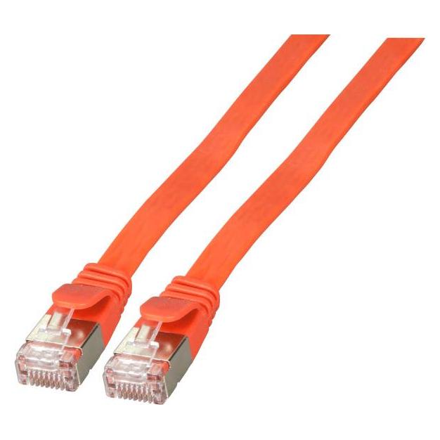 EFB Elektronik Flachpatchkabel U/FTP, Cat., PVC (U/FTP, CAT6a, 5 m) (K5545RT.5)