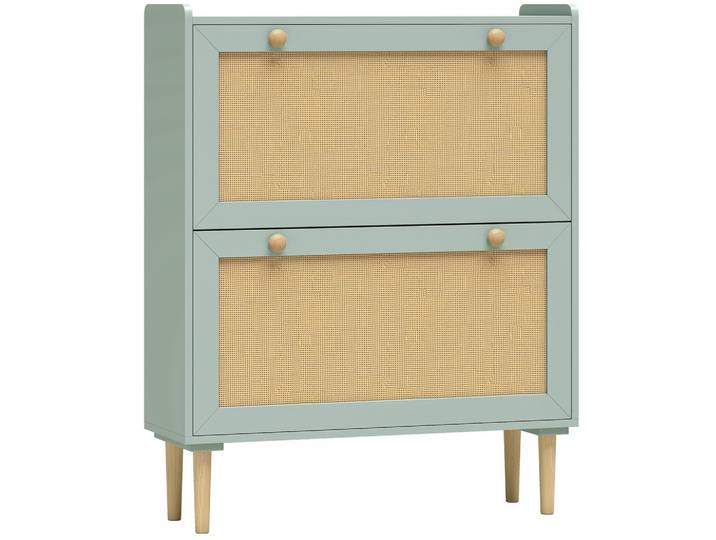 SCHUHSCHRANK MDF Hellgrün