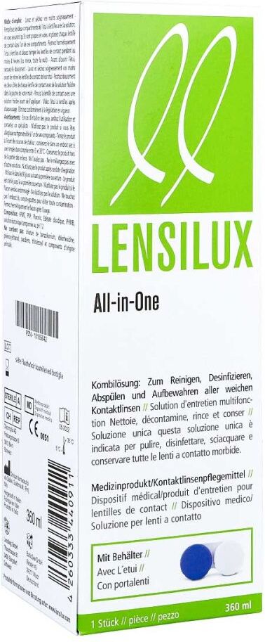 Lensilux All In One Kombilösung+beh.f.w.kontaktl. 360ml
