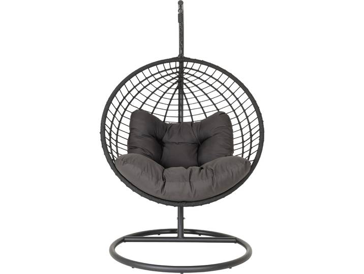 Hängesessel Joela Schwarz Stahl B 115 T 114 cm - Hängesessel