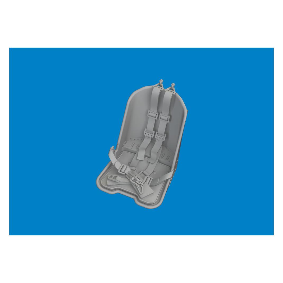Eduard Fw 190A seat w/ integral belts PRINT (6481038)