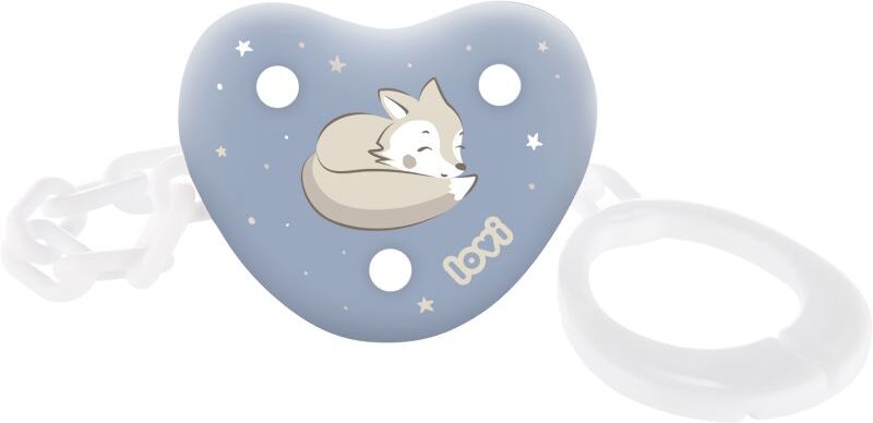 LOVI NIGHT&DAY Boy attache-tétine avec chaînette 1 pcs