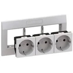 GGK, Steckdose, Einbaudose für 4653 Geräteeinbaukanal KSE/M45 3-fach Schuko