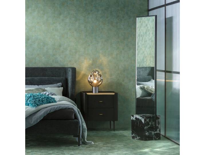 Wandspiegel KARE DESIGN Standspiegel Hulda Schwarz 46x180cm , schwarz, B:46cm H:180cm T:30cm, Glas, Spiegel, Wandspiegel