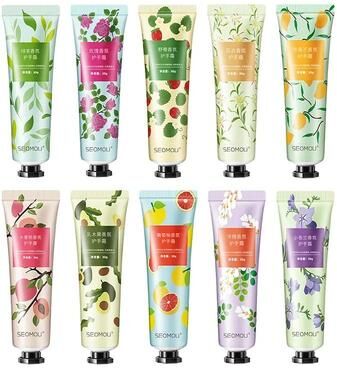 Uplift Picks Fruity Flowery Moisturizing Hand Cream Set 10 Piece Nourishing Repair Care b