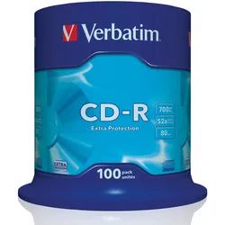 Verbatim CD-R 700MB 52x 100er Spindel