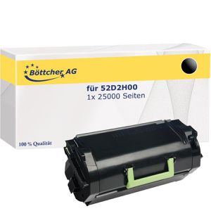 kompatibel für Lexmark 52D2H00 schwarz Kompatibler Toner