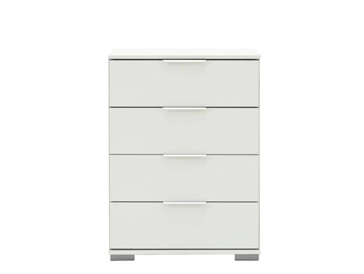 Lomadox Schlafzimmer Nachttisch Nachtschrank in weiß, B/H/T ca. 52/74/38 cm