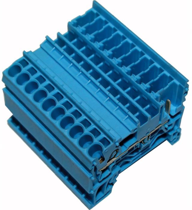 Wolf Reihenklemme steckbar 2744942 X-COM S2,5, blau