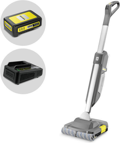 Karcher BR 30/1 C Bp Pack 18/25 - Lavapavimenti a batteria 3 in 1: lava, asciuga, aspira