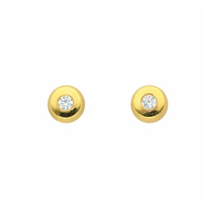 Paar Ohrhänger ADELIA´S "Damen Goldschmuck", gold, Ohrringe, Damen, Damen, Gold, mit Zirkonia Goldschmuck für Damen