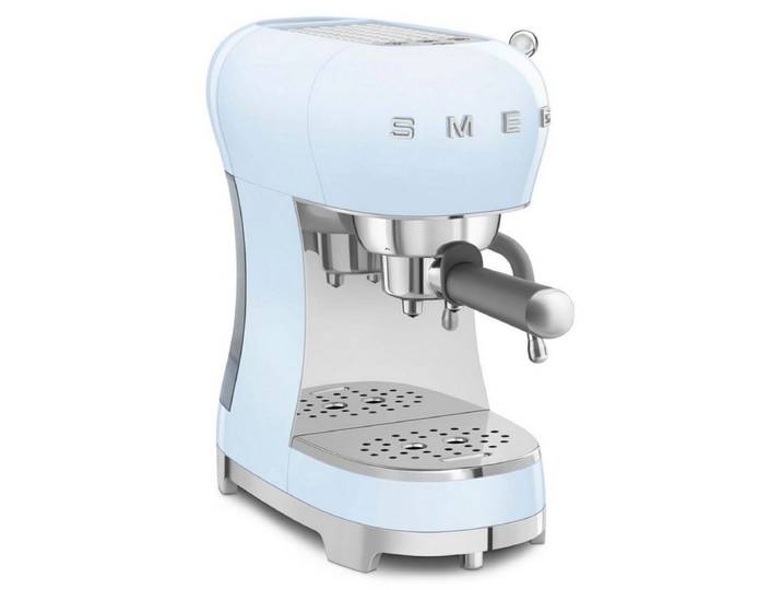 Smeg Siebträgermaschine ECF02PBEU Siebträgermaschine pastellblau