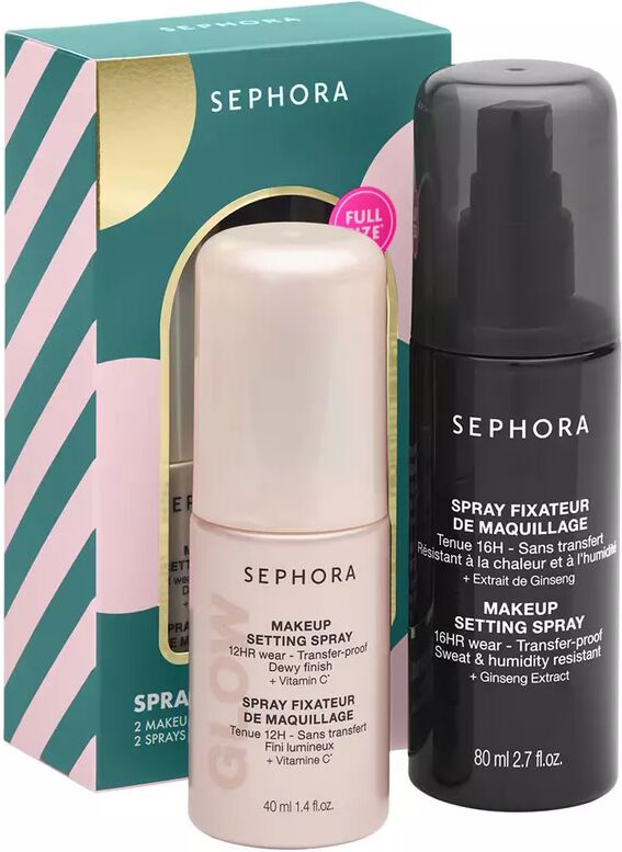 SEPHORA - DUO-SET SPRAY UND FIXIEREN - Set mit 2 Fixiersprays (seidenmatt & Glow), Set, Fantasie