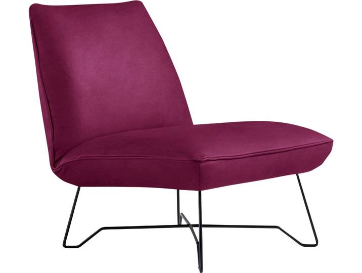 Sessel EGOITALIANO Lia Loungesessel, elegant und stylisch, toller Sitzkomfort , pink (fuchsia), B:62cm H:73cm T:79cm, Sessel, Sessel, extravaganter Designsessel, Solitärsessel