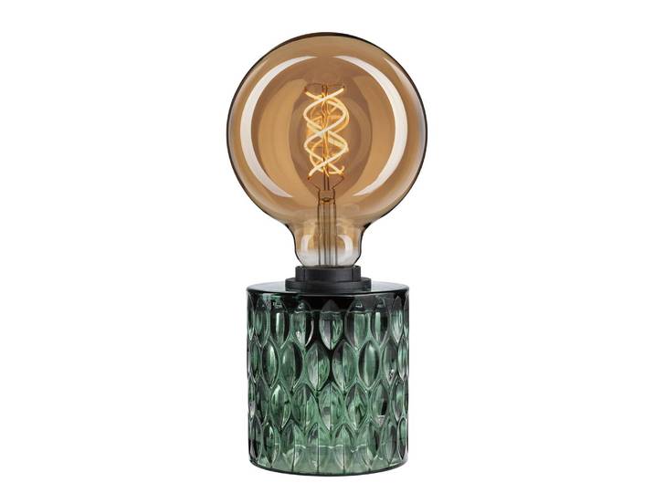 Lampe Crystle Magix Ø 11cm Vert Matériau : Verre Type de verre : Verre clair LED E27