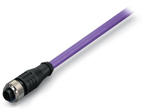 WAGO 756-1401/060-100 Sensor-/Aktor-Datensteckverbinder, konfektioniert M12 Buchse, gerade 10.00m Polzahl Sensoren: 5 1St.