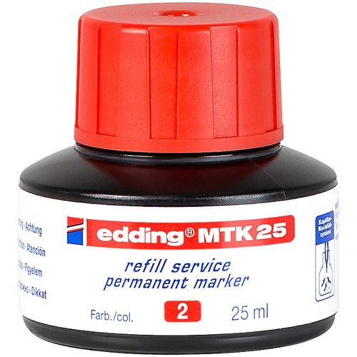 edding Nachfülltinte MTK 25 rot