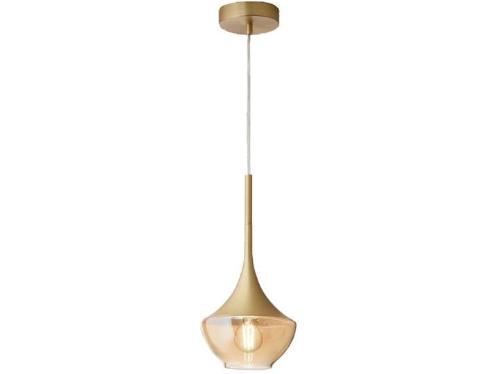 Pendellampe Lindita messing Metall/Glas