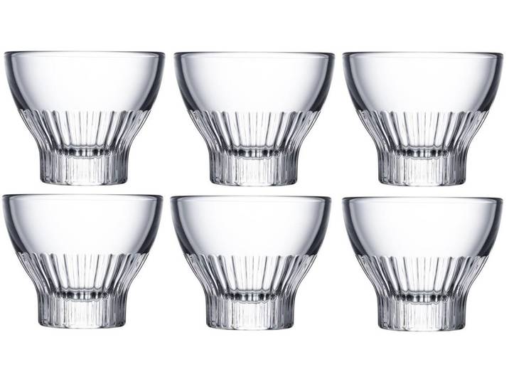 Dessertschale La Rochère Ouessant 0.8dl , transparent, H:5,7cm Ø:7cm, Glas, Schüsseln, Dessertschale