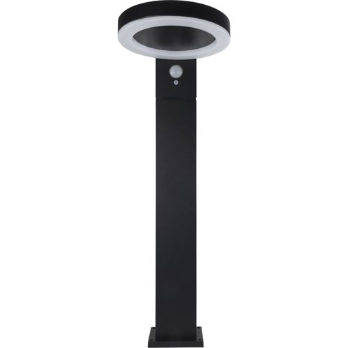 REV LED Solar Stehleuchte Round schwarz
