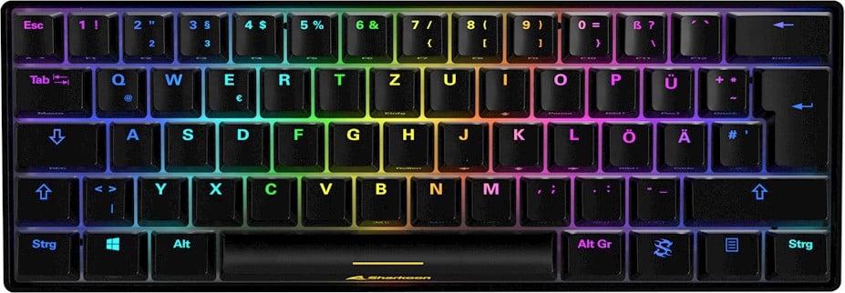 Sharkoon Skiller SGK50S4 Gaming Toetsenbord zwart/rood