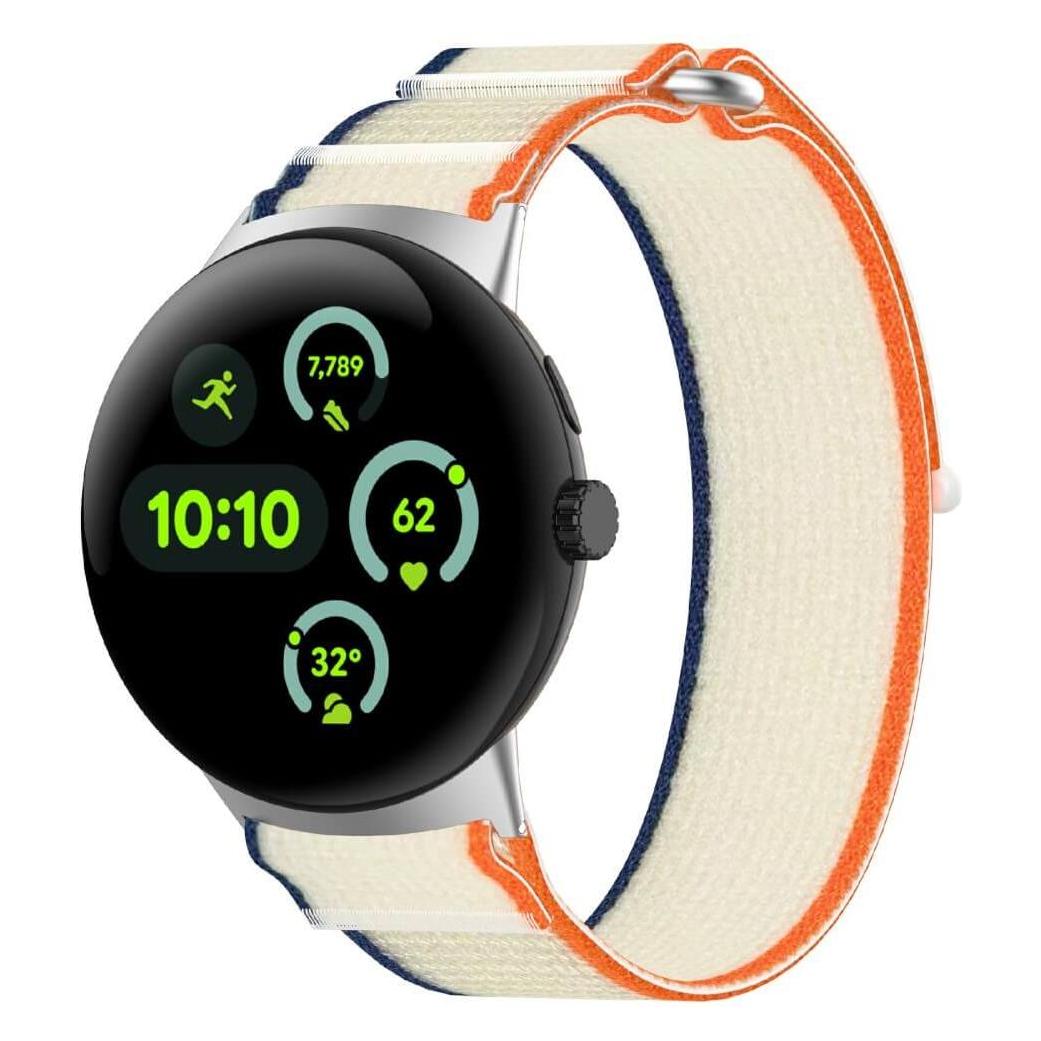 Cover-Discount Google Pixel Watch 3 - 45mm - Nylon Stoff Band flexibel mit Klett (Nylon) (57618076)