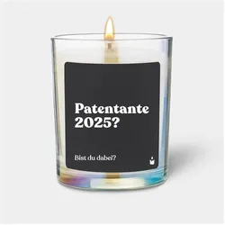 Chatty Candles, Duftkerzen, Duftkerze Rainbow Flowery "Patentante 2025? Bist du dabei?"