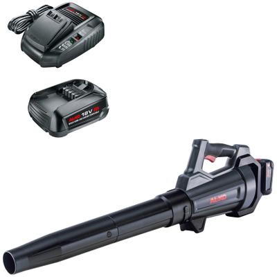 Akku-Laubbläser AL-KO "HOME AND GARDEN COMPATIBLE LB 1860", grau (anthrazit), Kunststoff, Laubsauger, inkl. Akku und Ladegerät