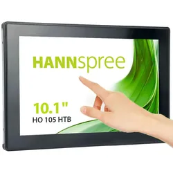 Hannspree Open Frame HO 105 HTB Digital Signage Flachbildschirm 25,6 cm (10.1") LCD 350 cd/m2 HD Schwarz Touchscreen