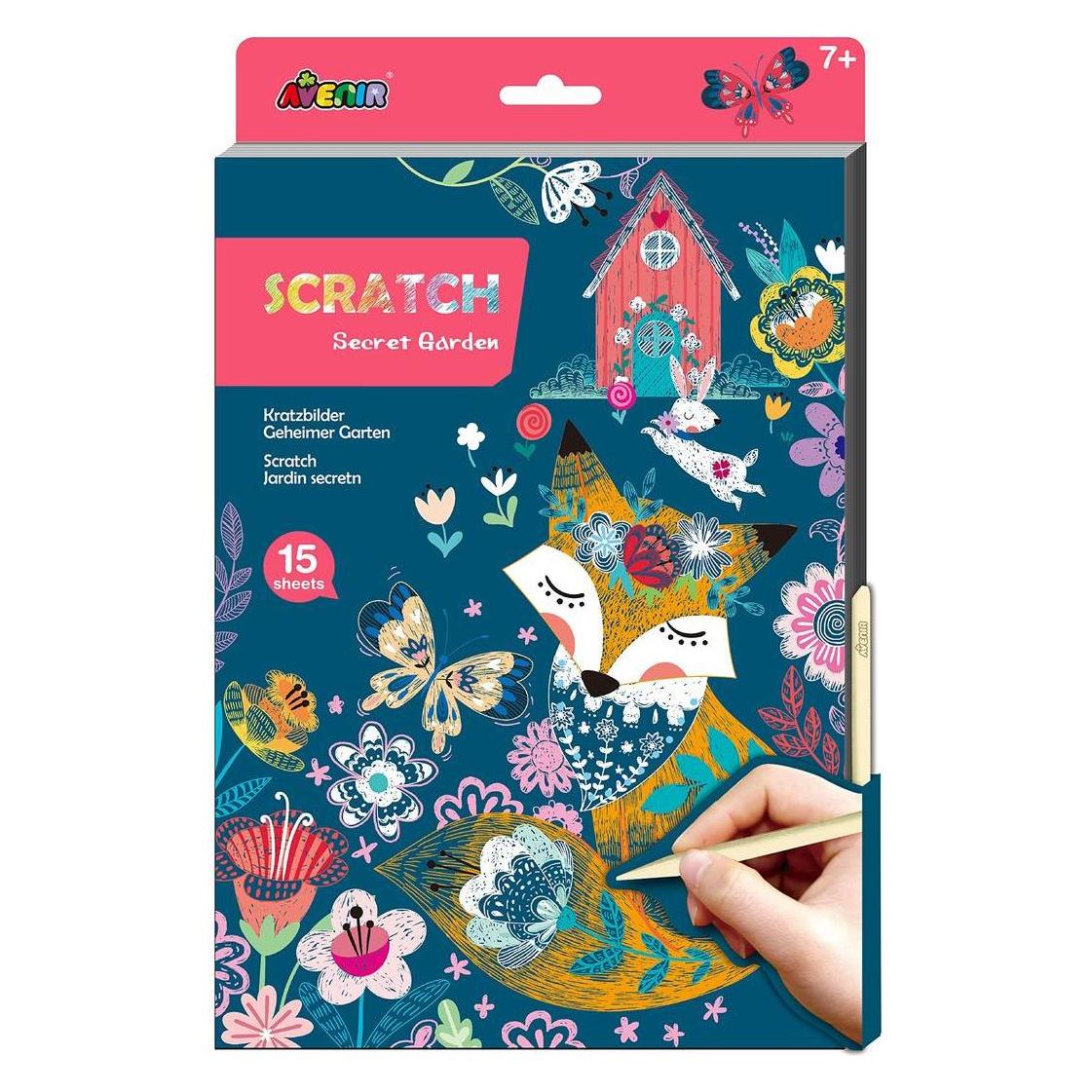 Avenir A4 Scratch Book Secret Garden (58CH221833)