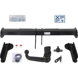 Westfalia Anhängerkupplung abnehmbar inkl. TowTec E-Satz 13polig spezifisch - VOLVO S60 II Cross Country