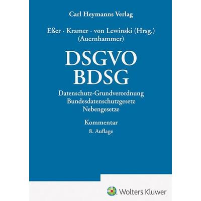 DSGVO/ BDSG, Taschenbuch von , Heymanns, Carl, 978-3-452-30030-0
