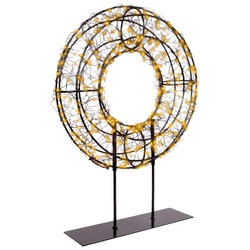 Lumineo Micro LED-Kranz auf Fuss X-MAS 38cm - B/H/T ca. 28.00x38.00x7.00