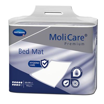Molicare Premium Bed Mat 9 Tropfen 60x90 cm 15 St Unterlagen