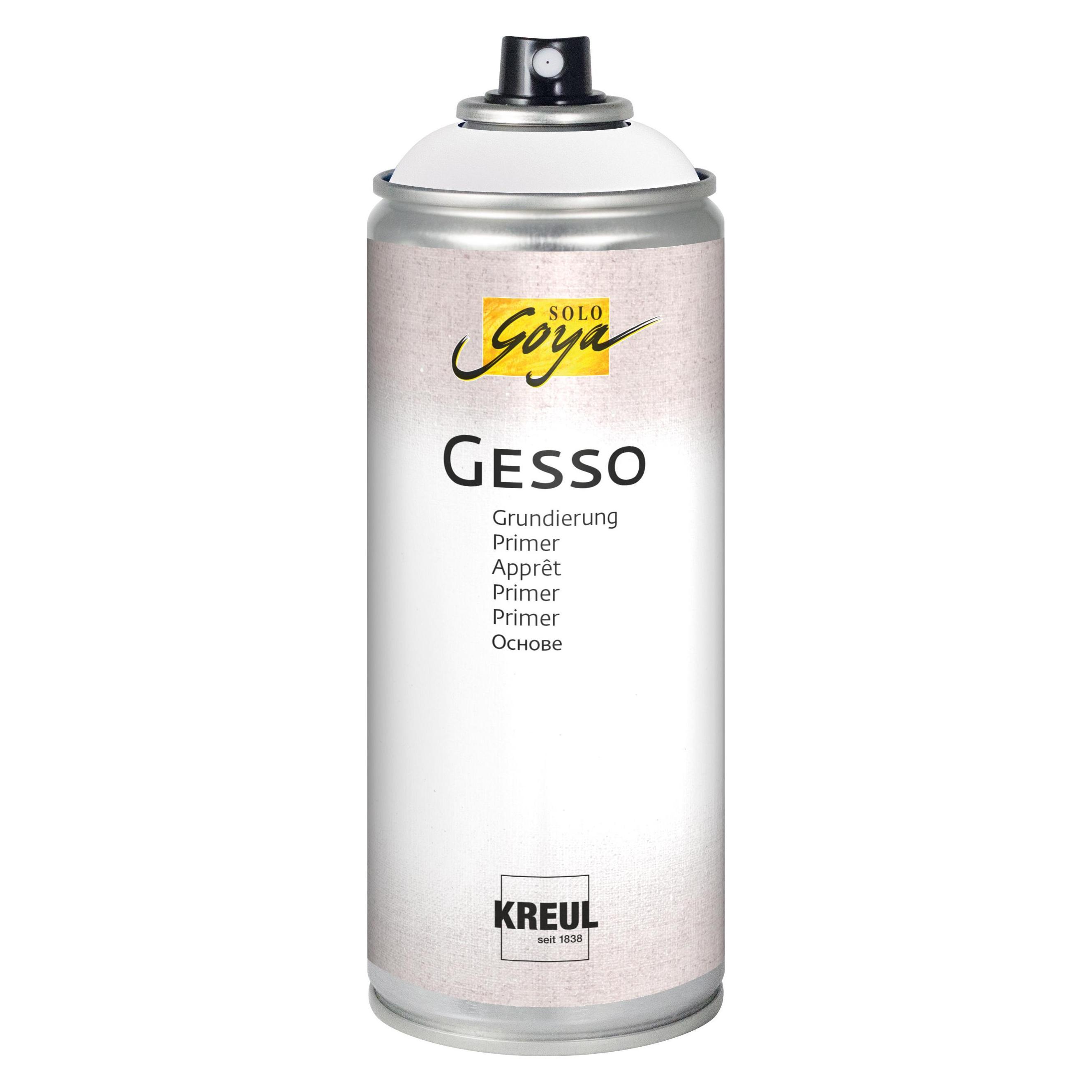 Kreul Acrylgrundierung SOLO Goya Gesso, weiá, 400 ml Spray (400 ml) (85274)
