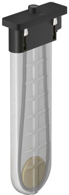 Hansgrohe Axor Citterio C softsquare Fertigset 28017670 mattschwarz, Schlauchbox, Brauseschlauch, Rosette