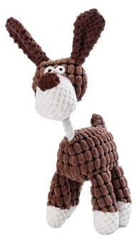 Uplifted Finds Ultra Soft Animal Series Squeaky Plush brown