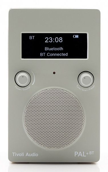 Tivoli Audio PAL+ BT - DAB+ FM Radio met Bluetooth 5.1 - Grijs