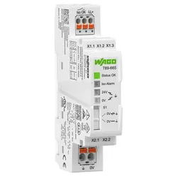 Wago 789-665 Erdwiderstand-Signalisierungsmodul,Erdschlussalarm über Digitalausgang,Versorgungsspannung DC 24 V 789665