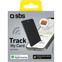 SBS Tracker (Apple Find My, Google Find Hub), Tracker, Schwarz
