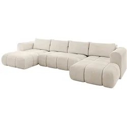 WOHNLANDSCHAFT CLOUD-U 405x185x90 Beige Cord