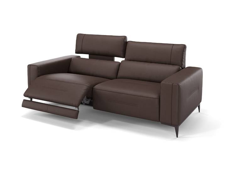 Designer Ledersofa TERAMO 3-Sitzer Couch