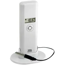 TFA WeatherHub SET, Thermometer + Hygrometer, Weiss