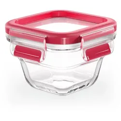 emsa Vorratsdose Clip&Close 180 ml Glas Rot