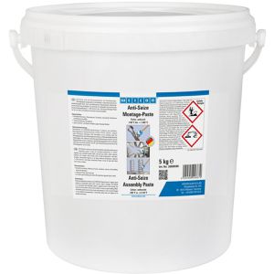 WEICON Korrosionsschutz Anti-Seize Montagepaste, Schmier- und Trennmittelpaste, anthrazit, 5kg
