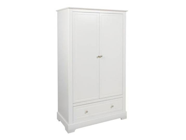Armoire 2 portes 1 tiroir Bellamy Marylou Blanc