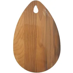 Ovales Schneidebrett, dunkle Buche 21 x 12 cm Fackelmann Wood Edition