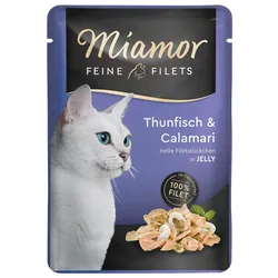 Miamor Feine Filets in Jelly Thunfisch & Calamari 24x100 g